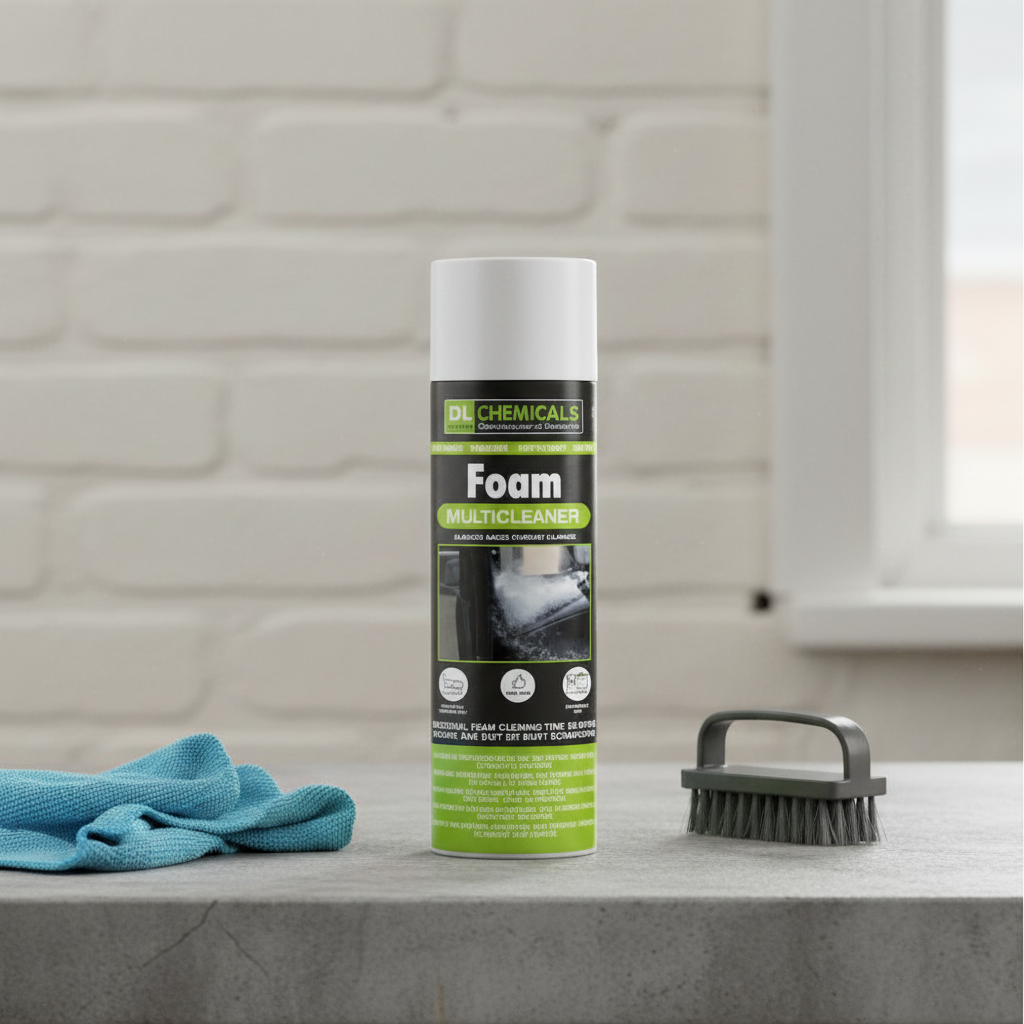 Guide d'utilisation du nettoyant Foam Multicleaner pour surfaces multiples